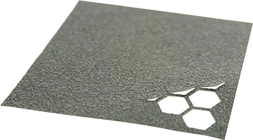 Hexmag gray grip tape sheet with 46 hex shapes for Hexmag magazines