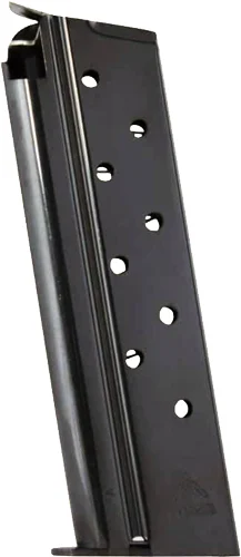 Iver Johnson 1911 .38 Super magazine, black steel, officer size