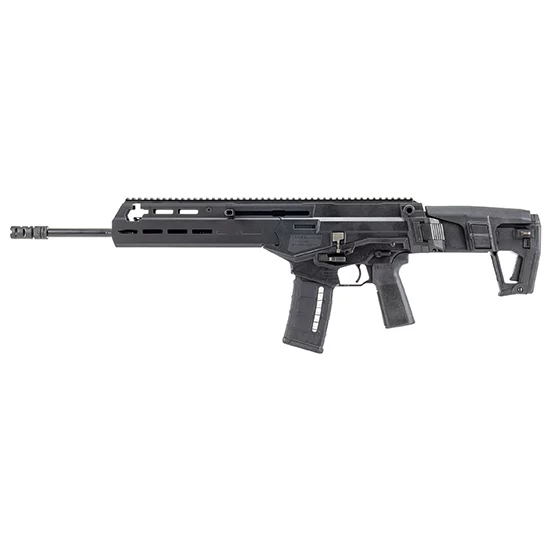 IWI Carmel 5.56 NATO 16.5in M-LOK rifle in black with side-folding stock and 30rd PMAG