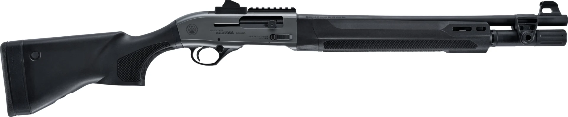 Beretta A300 Ultima Patrol 20 Gauge shotgun 19.1in gray synthetic side view