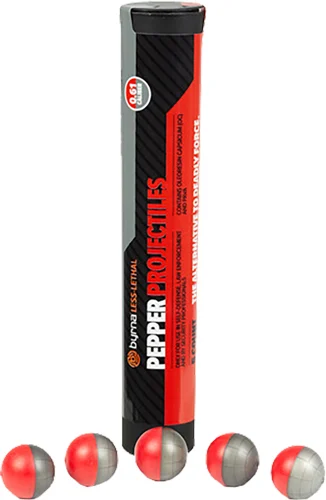 Byrna .61 Cal pepper projectiles 5-count tube for CL compact launcher