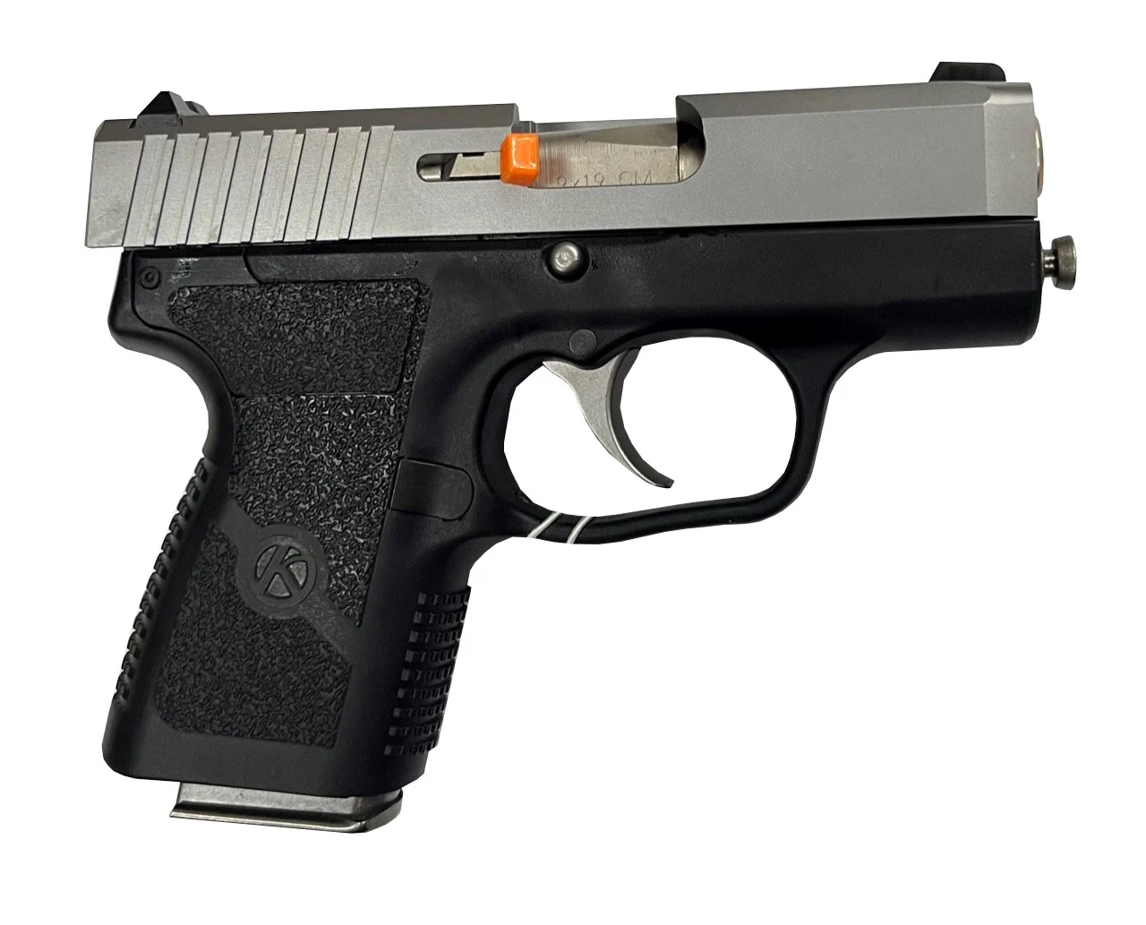 Kahr Arms CM9 9mm stainless steel compact pistol with 3-inch barrel and 6-round magazine