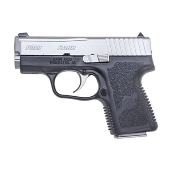 Kahr PM9 9mm 3.1 barrel stainless slide black polymer frame