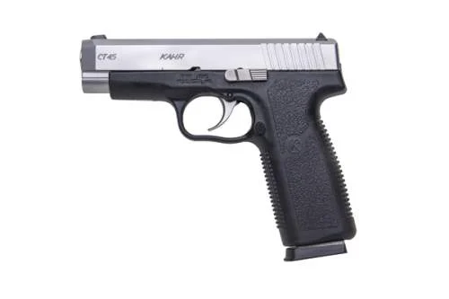 Kahr Arms CT45 45 ACP 4.04" matte stainless slide black frame
