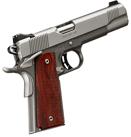 Kimber Custom CDP .45 ACP 5" two-tone 1911 pistol with tritium night sights and rosewood grips