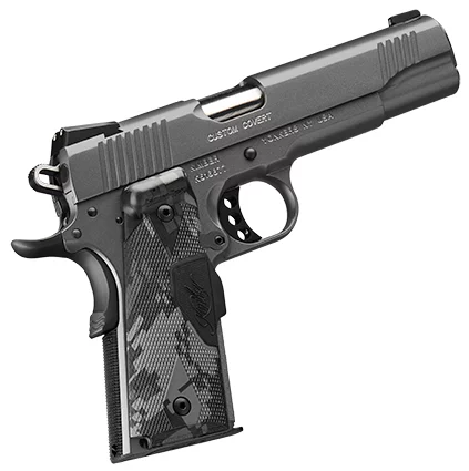 KIMBER Custom Covert .45 ACP 5" Charcoal Gray with Crimson Trace Lasergrips