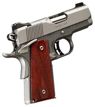 Kimber Ultra CDP .45 ACP 3 inch compact 1911 pistol two-tone with rosewood grips