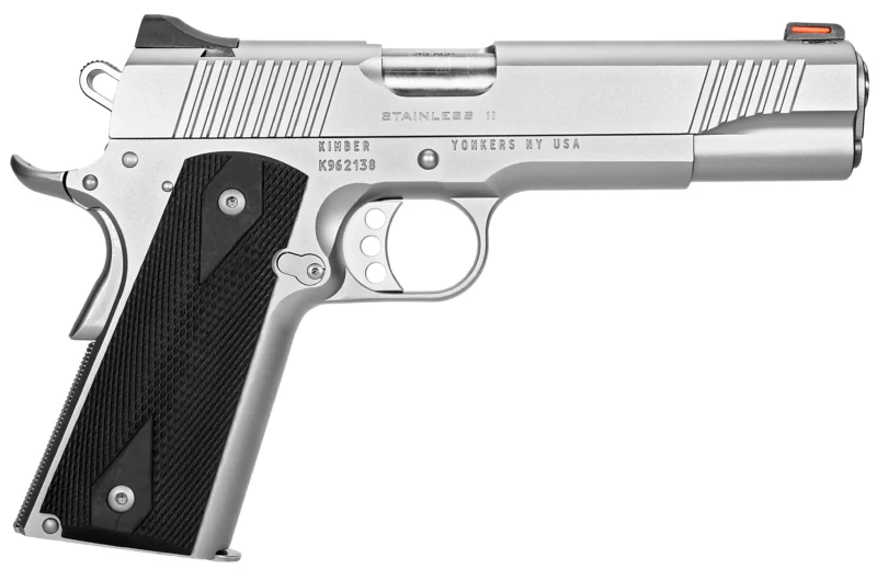 Kimber Stainless II 1911 .45 ACP 5 inch stainless steel club bundle