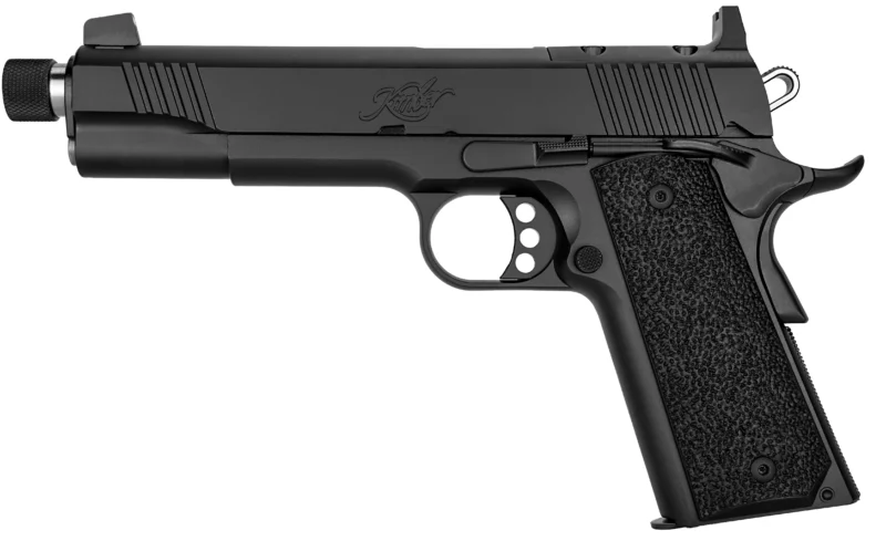 Kimber Custom LW 1911 .45 ACP pistol, KimPro Black finish, threaded barrel