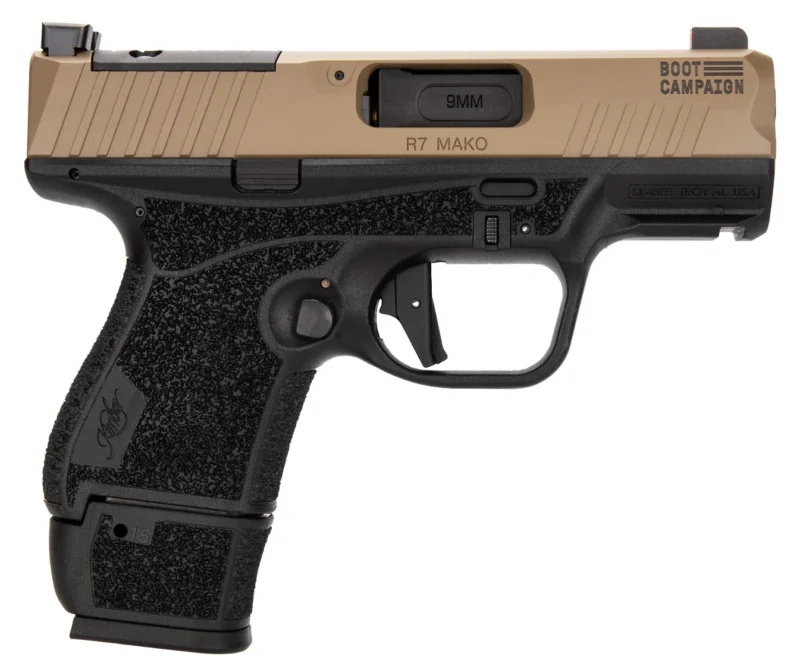 Kimber R7 Mako FDE Boot Campaign 9mm pistol side view