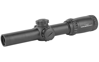Konus KonusPro M-30 1-4x24mm riflescope, matte black, dual illuminated circle-dot reticle