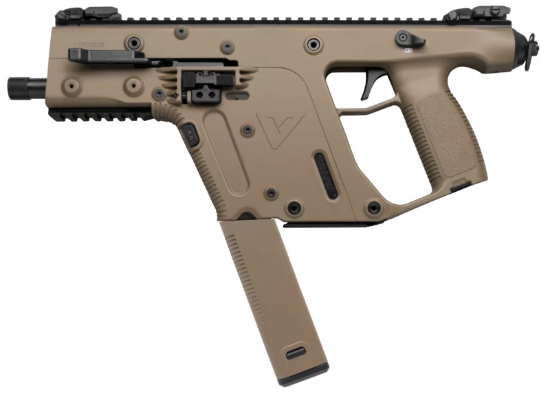 KRISS Vector SDP G2 .45 ACP 5.5 inch FDE pistol side view