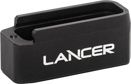 Lancer Systems L5AWM +6 Extended Magazine Basepad in black, anodized aluminum
