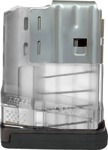 Lancer Systems L7AWM SR-25 5-round translucent clear 7.62x51 magazine