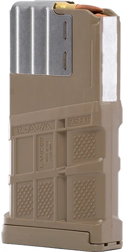 Lancer L7AWM Gen 2 20-round polymer magazine Flat Dark Earth