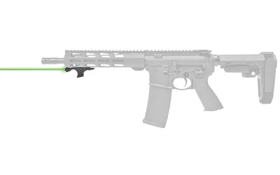 Viridian HS1 green laser hand stop with M-LOK mount in black, polymer construction