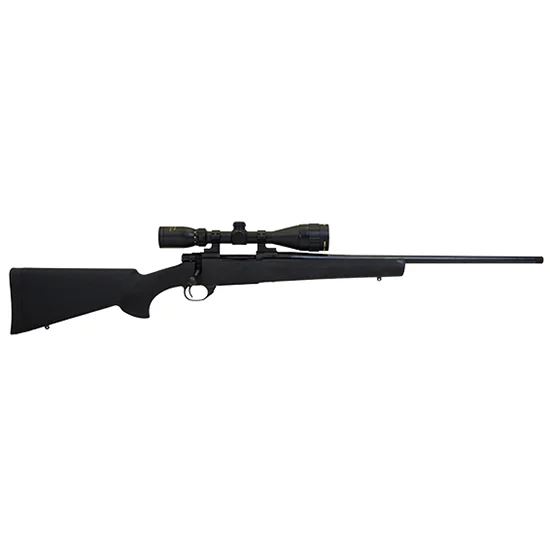 Howa M1500 Gamepro Gen2 .30-06 22-inch threaded barrel black Hogue overmold stock with scope