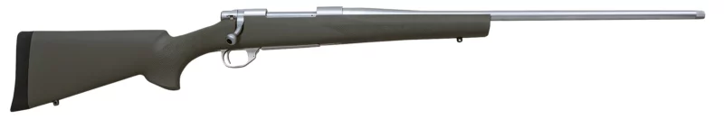 Howa M1500 7mm Rem Mag 24in stainless threaded barrel Hogue green stock