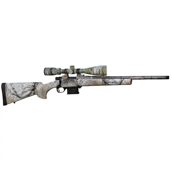 Howa M1500 Mini Action 6mm ARC rifle in Yote camo with GamePro scope