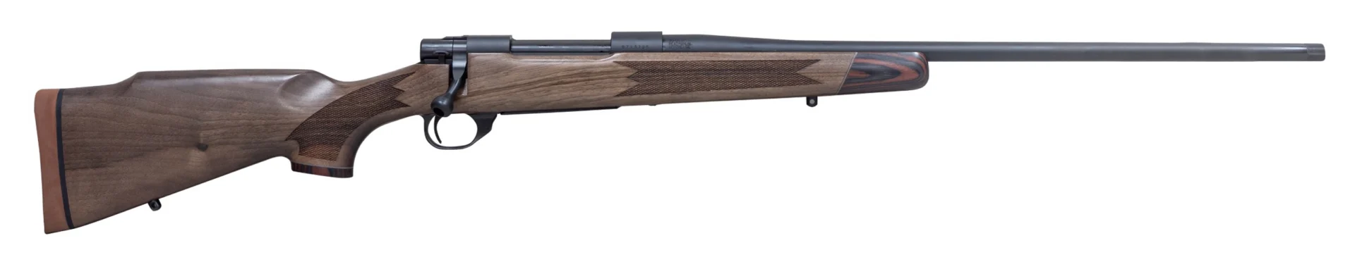 HOWA M1500 Super Deluxe 7mm Remington Magnum rifle, blued finish, Turkish walnut stock
