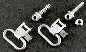 Uncle Mike's 1-inch QD sling swivel with machine and wood screw bases