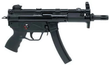 SDS Imports MAC 5K 9mm pistol, black, side view