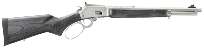 Marlin 1894 Trapper 16.1 inch stainless barrel with black laminate stock and big loop lever