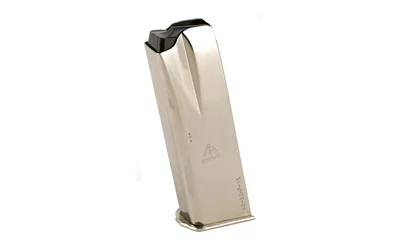 Mec-Gar MGBRHP15N 9mm 15-round nickel magazine for Browning Hi-Power and Springfield SA-35