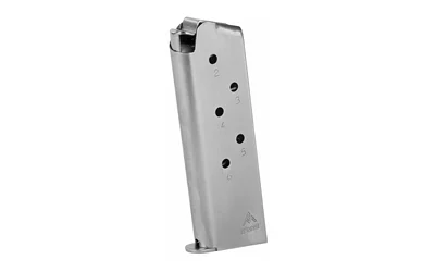 Mec-Gar MGCO4506N 6-round nickel-plated 1911 Officer .45 ACP magazine