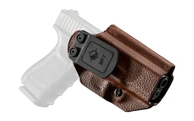 MFT Leather Hybrid Holster for Glock 19/23/44/45 – Brown
