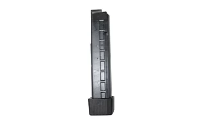 B&T 30-round 9mm semitransparent polymer magazine with slimline rubber bumper