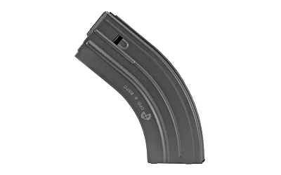 DuraMag 28-round stainless steel AR-15 magazine 6.8mm Remington SPC black matte