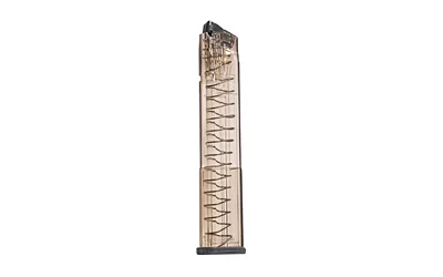 ETS Omega translucent polymer magazine for Sig Sauer P320, 9mm, hardened steel feedlips