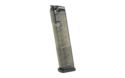 ETS Carbon Smoke 12rd magazine for Glock 42 .380 ACP translucent polymer
