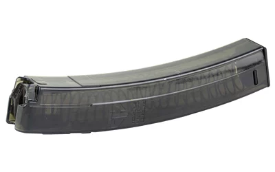 ETS Carbon Smoke 30-round 9mm polymer magazine for HK MP5 with translucent body