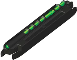 Hi-Viz Magni-Hunter magnetic shotgun front sight with two green and two red fiber optic LitePipes