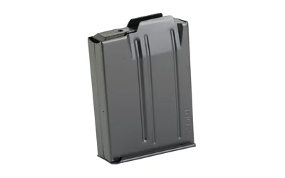 MDT AICS 10-round steel magazine in black with Cerakote finish