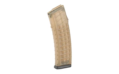 Steyr AUG 42-round translucent polymer magazine with black floor plate