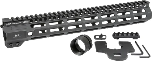 Midwest Industries Combat Rail 13.375 inch M-LOK free-float handguard in black