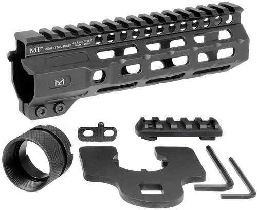 Midwest Industries Combat Rail 7-inch M-LOK handguard in black