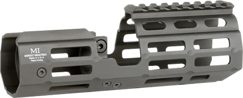 Midwest MP5K M-LOK suppressor handguard 7.375in hard coat anodized black 6061 aluminum