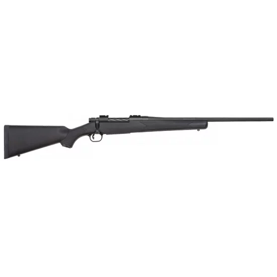 Mossberg Patriot .25-06 Rem rifle with 22 in fluted barrel and matte blued finish