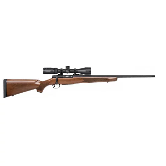 Mossberg Patriot .308 Win 22-inch fluted barrel walnut stock with Vortex 3-9x40 scope