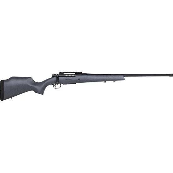 Mossberg Patriot Long Range Hunter .300 Win Mag bolt rifle in Sniper Gray with fluted, threaded barrel