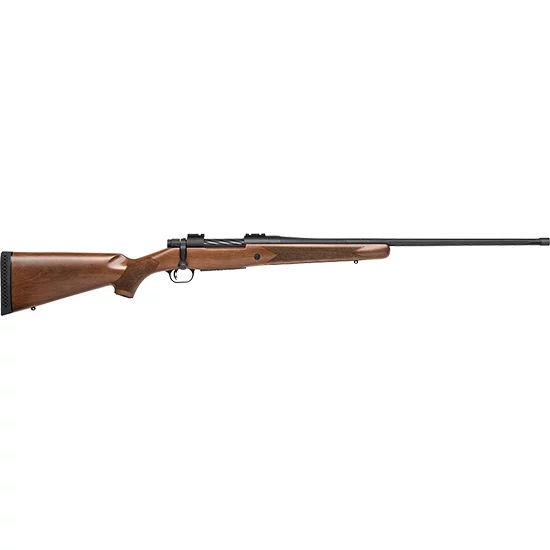 Mossberg Patriot 7mm Rem Mag 24in matte blued fluted threaded barrel walnut stock