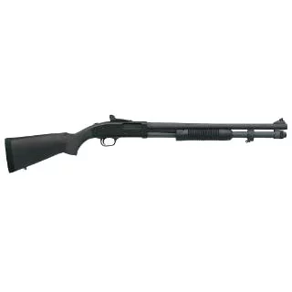 Mossberg 590A1 12 gauge 20 inch pump-action shotgun with synthetic stock and ghost ring sights