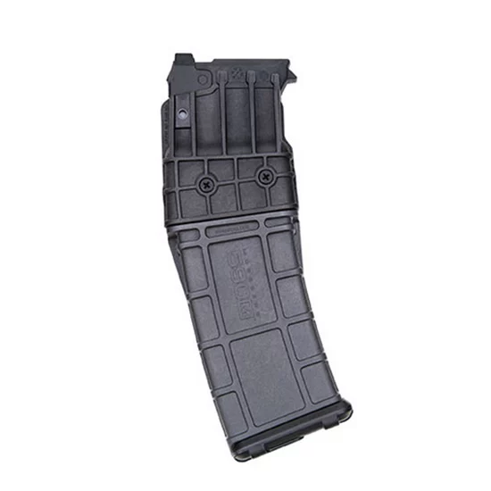 Mossberg 590M 15-round 12 gauge double-stack shotgun magazine, black polymer