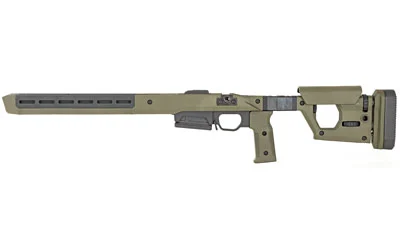 Magpul PRO 700 folding chassis stock for Remington 700 short action in Olive Drab Green