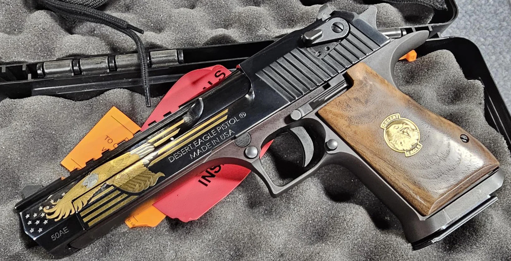 Magnum Research MR Desert Eagle Screaming Eagle 50AE 6-inch semi-automatic handgun