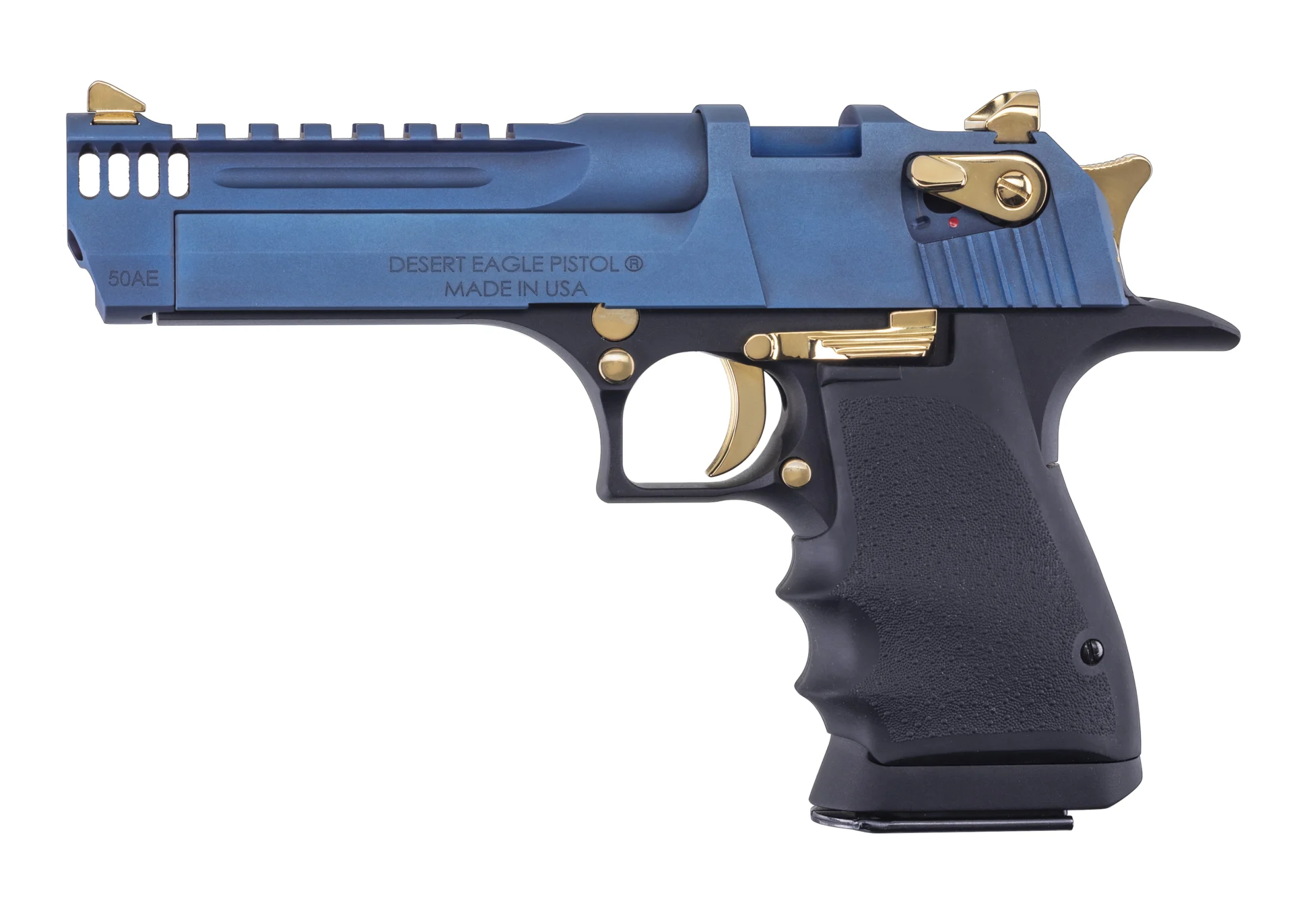 Magnum Research MR Desert Eagle 50AE 5 BLK/CARBO BLUE MB semi-auto pistol